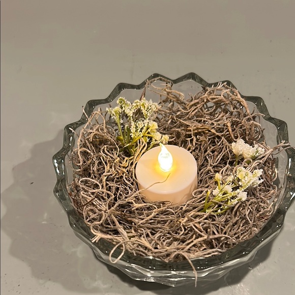 Homeco Fairy light candle holder H 5 in Diameter 5 in vintage - Picture 6 of 7